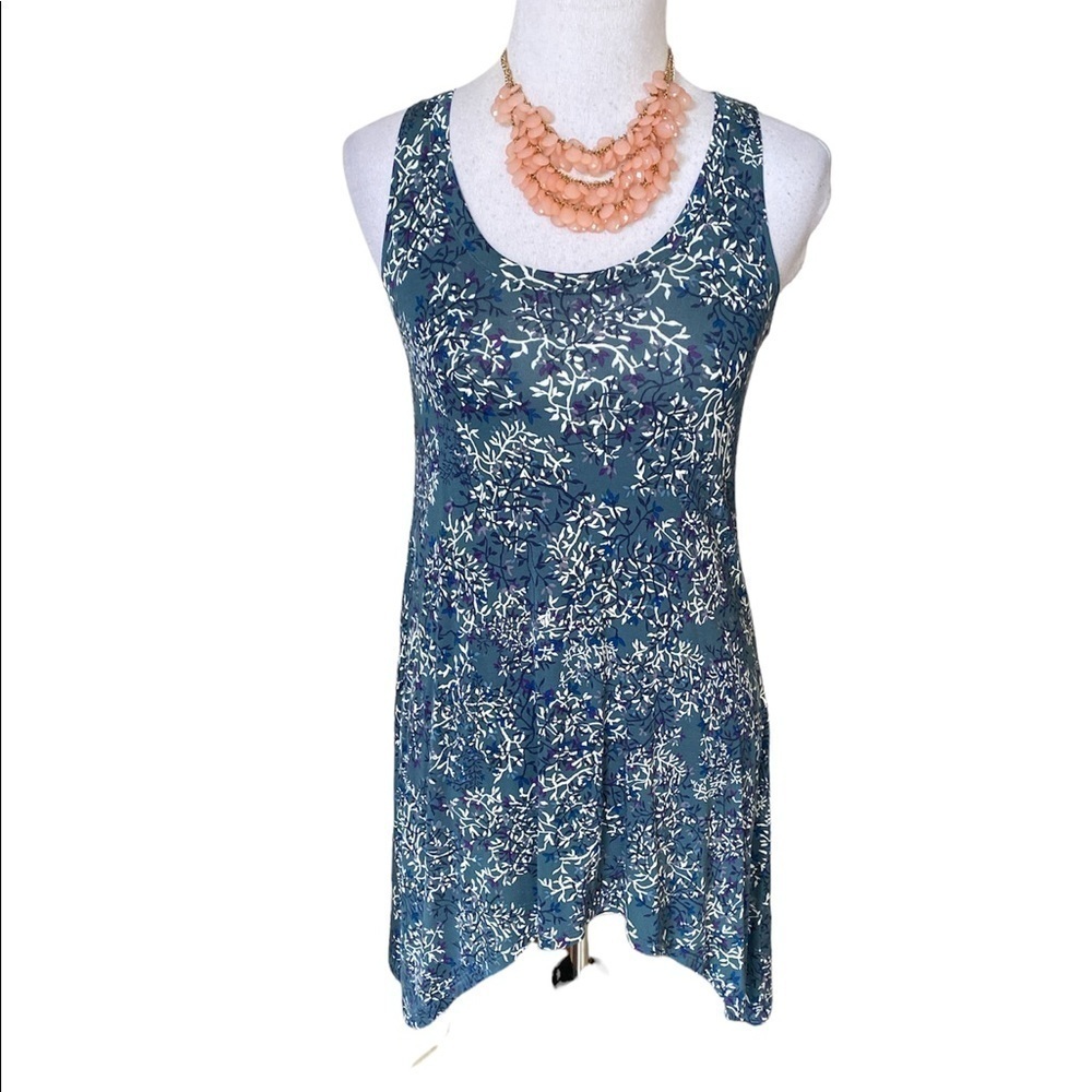 Logo by Lori Goldstein Rayon/Spandex Swing Tank
